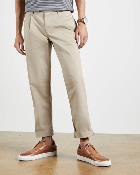 <P>Relaxed Fit Pleated Trouser</P>