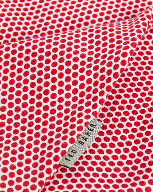 <P>Ss Spot Print Polo</P>
