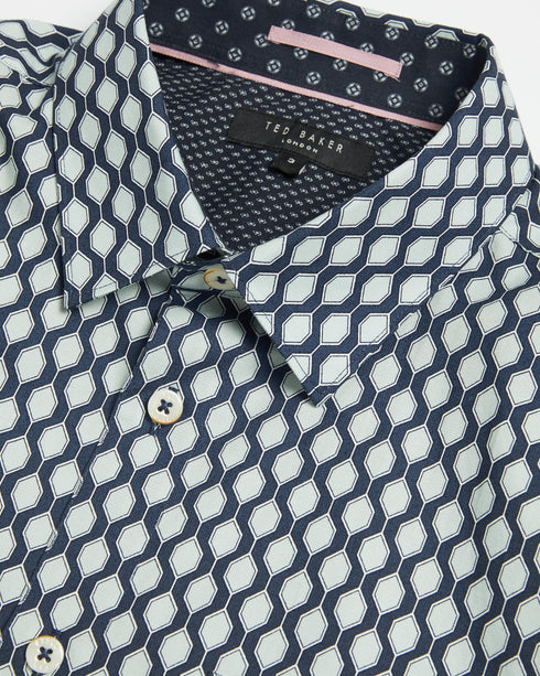 <P Class="Description"><Span>Elevate Your Shirt Collection And Huncomb Up Your Look With This Dapper Shirt. Made In Cool C...