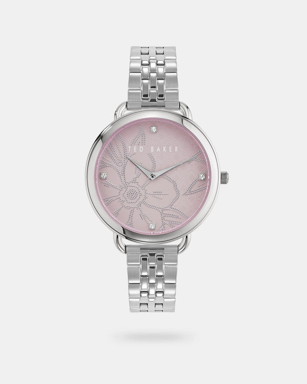 <P>Two Tone Metal Bracelet Watch</P>