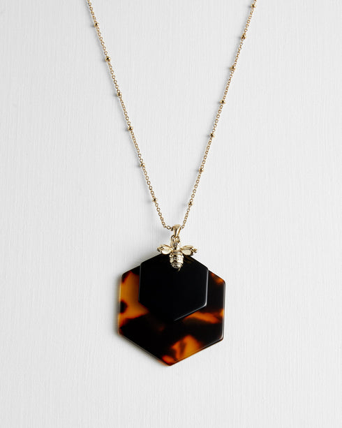 <P>Tbj2245 Bumblebee Honeycomb Pendant</P>