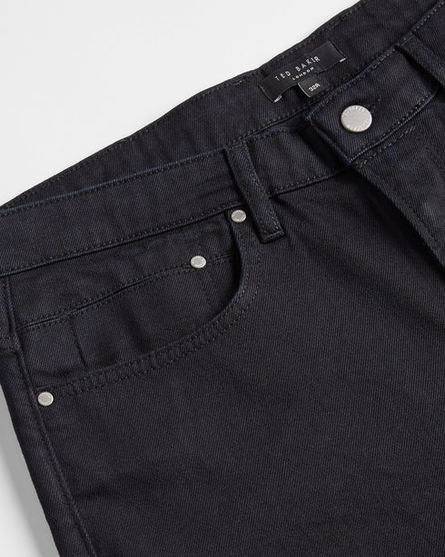 <P>Straight Leg Navy Denim Jean</P>