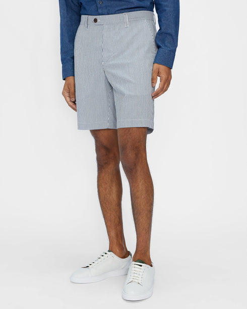 <P>White And Blue Stripe Short</P>