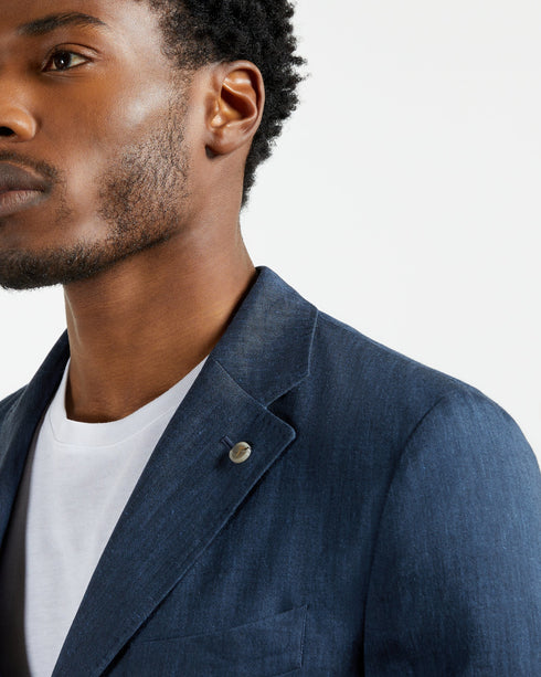 <P>Linen Blend Blazer</P>