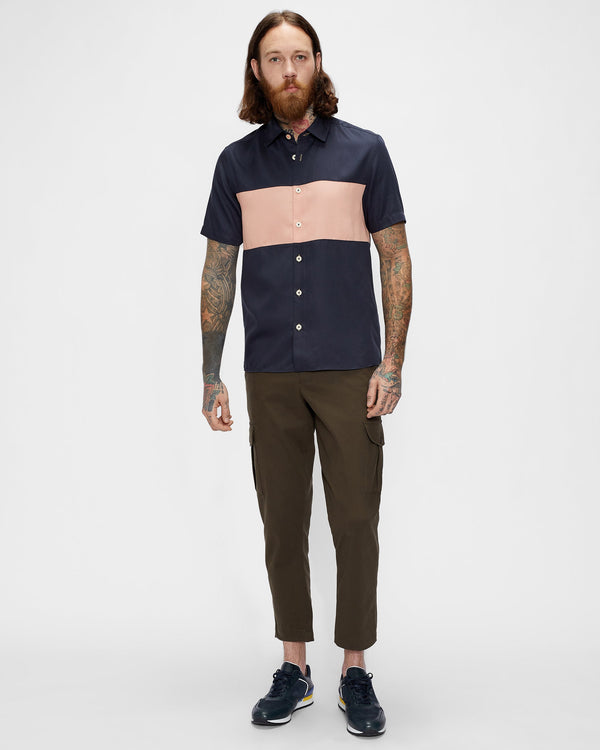 <P><Span Style="Text-Decoration: Underline;">Ss Colour Block Shirt</Span></P>
<Div>
<P>Keep Things Cool And Casual With Th...