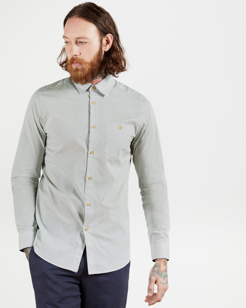 <P Class="Description">Add The Taco To Your Shirt Collection, In Its Subtle Geo Print And Classic Fit. This Shirt Will Pai...