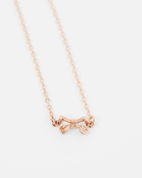 <P>Crystal Petite Bow Pendant</P>