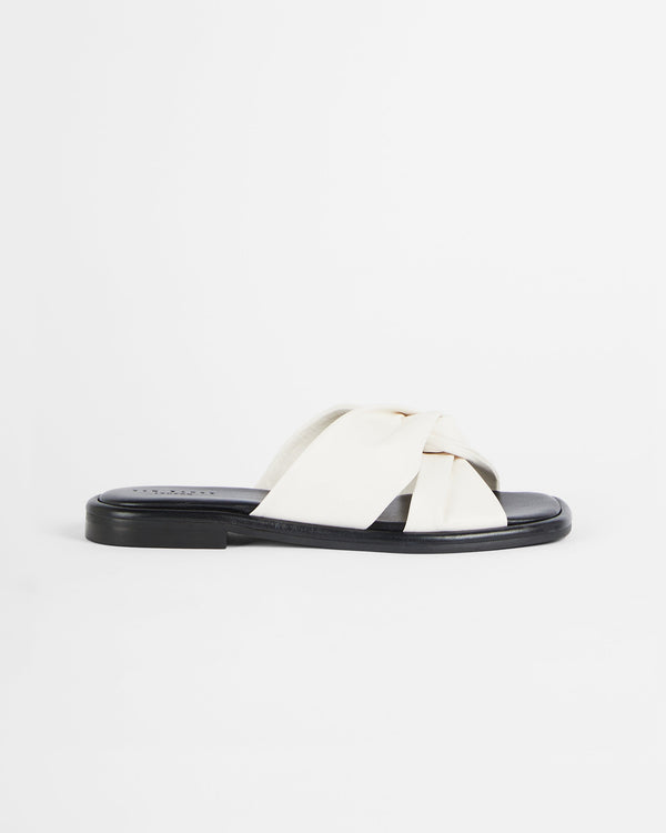 <P>Soft Leather Flat Sandal</P>
