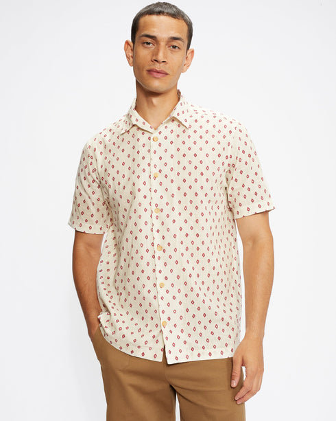 <P>Ss Diamond Geo Print Shirt</P>