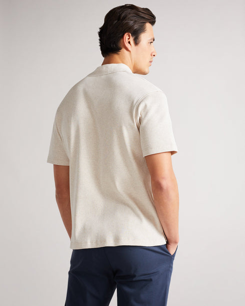 <P>Ss Ribbed Polo</P>