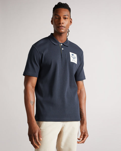 <P>Ss Ribbed Polo</P>