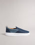 <P>Nubuck Casual Elastic Sneaker</P>