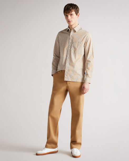 <P>Ls Retro Print Shirt</P>