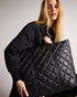 <P>Quilted Studded Tote</P>