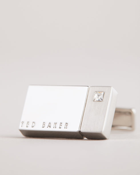 <P>Corner Crystal Cufflinks</P>