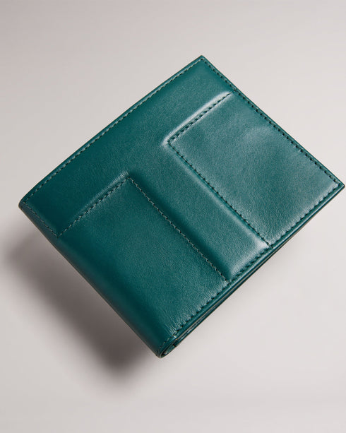 <P>T Leather Bifold Wallet</P>