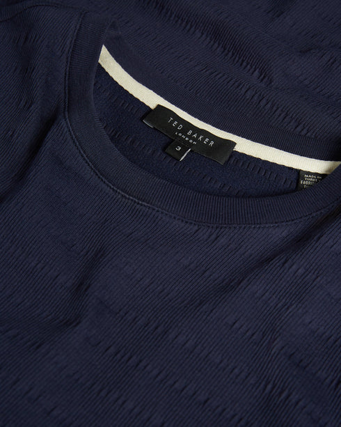 <P>Ss Stripe Jacquard T-Shirt</P>
