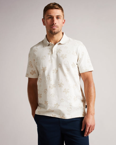 <P>Ss Flower Jacquard Polo</P>