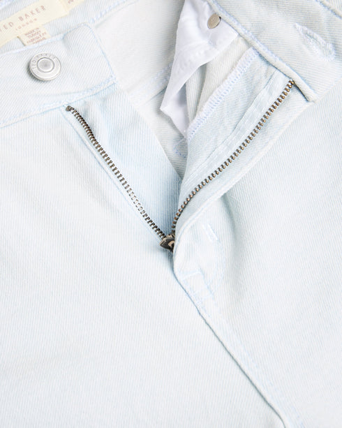 <P>Mid Rise Slim Leg With Ankle Cuff Slit</P>