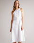 <P>Button Through Racer Back Midi Dress</P>