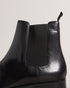 MAISONN-Boots-Step into pure luxury in leather and cotton. MAISONN are a stylish and versatile pair of chelsea boots with timeless appeal. These boots offer a sharp accent to any outfit and are finished with a subtle debossed magnolia on the heel. By purchasing this product, you are supporting responsible leather manufacturing through the Leather Working Group Chelsea boots Leather Pull tab Fully lined Closed round toe Elasticated ankle panel Ted Baker branded- Ted Baker Romania