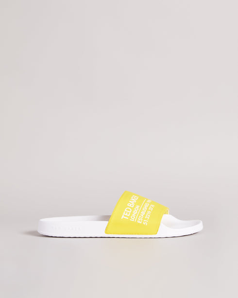 AZIELL-Sandals-Always be ready to hit the pool with AZIELL in your collection. In a classic slider style with Ted Baker branding across the top panel, these are a simple but stylish way to finish off your summer outfits. Sliders Ted Baker branded panel Open toe Slip on PU- Ted Baker Romania