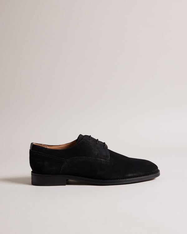 KAMTENN-Shoes-Get dressy with KAMTENN. These suede leather derby shoes are designed with formal occasions in mind: team with your suit of choice, and you're all set. Formal shoes Derby style Suede leather Lace up Resin sole- Ted Baker Romania