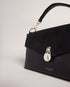 <P>Suede Padlock Shoulder Bag</P>
