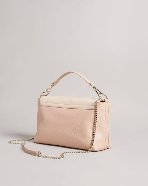 <P>Suede Padlock Shoulder Bag</P>