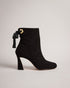 <P>Heeled Leather Boot</P>