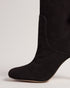 <P>Heeled Leather Boot</P>