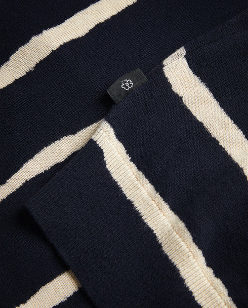 CROMER-Knitwear-Score some style points with CROMER in your collection. This easy-going polo features short sleeves, a classic collar and painted stripes. From a morning walk to an evening at the pub, this vibrant tee is just right.By choosing Ted Baker cotton products, you're supporting our investment in the Better Cotton Initiative's mission. This product is sourced via a system of mass balance and therefore may not contain Better Cotton. Polo shirt Knitted 100% cotton Short sleeved Classic collar Painted