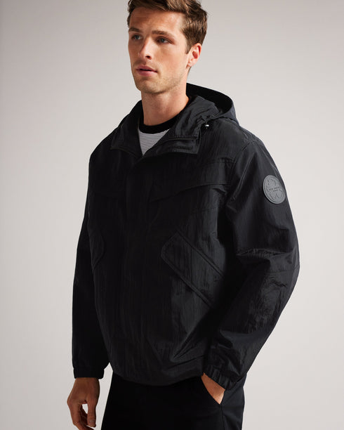 UPCOTT-Outerwear-Temperamental weather? Call on UPCOTT. This hooded jacket is both durable and lightweight—ideal for an extra layer on hikes or keeping in your bag for surprise showers. For a draught-proof fit, tighten the hood's drawstring. Hooded jacket Lightweight Ted Baker branded shoulder patch Long sleeved Toggle hood fastening Zip closure James is 6'0" / 1.83m and wears Medium Pink in a Ted size 3- Ted Baker Romania