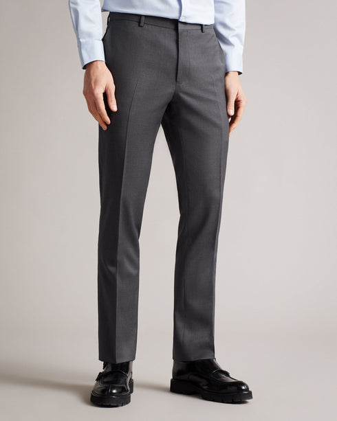 <P>Slim Charcoal Twill Suit Trouser</P>
