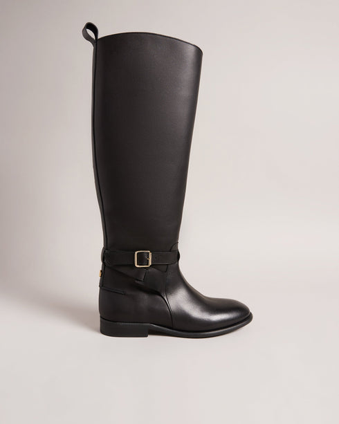 <P>Leather Knee High Boot</P>