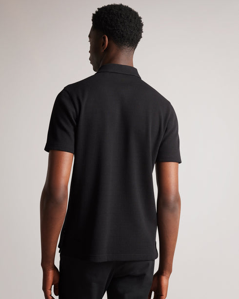 BUTE-Tops-Enjoy Laidback Evenings And Sporting Events In Bute Our Textured Polo Shirt. This Classic Style Can Be Dressed Up Or Down For Whatever You Have In Your Calendar?'minimalist Design Maximum Style.the Fabric Of This Product Contains 98% Organic Cotton. Organic Cotton Has A Proven Lower Environmental Impact Than Conventional Cotton As It Reduces Water Usage Greenhouse Gas Emissions And Eliminates The Use Of Harmful Chemicals In The Farming Process. Ted Baker menswear collection Polo shirt Regular fit