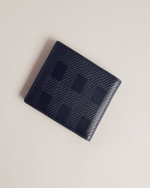 GLASSKO-Wallets-GLASSKO is a practical accessory with ample space for cash and cards. Crafted in rich leather with a stylish embossed check pattern, it comes in Ted Baker branded packaging for easy gifting.By purchasing this product, you are supporting responsible leather manufacturing through the Leather Working Group. Bifold wallet Leather Embossed check pattern Ted Baker branded Card slots Comes in Ted Baker branded packaging Dimensions: 1.5cm x 9.5cm x 11cm- Ted Baker Romania