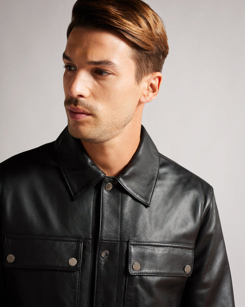 <P>Leather Shacket</P>