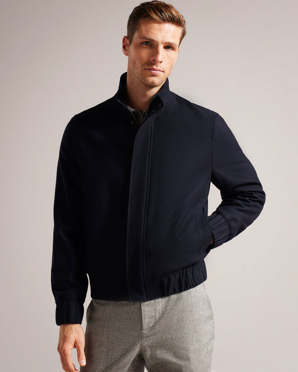 <P>Wool Flannel Bomber</P>