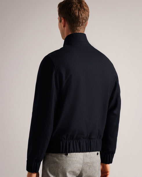 <P>Wool Flannel Bomber</P>