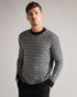 SCHIE-Knitwear-So comfortable you may never want to wear anything else, SCHIE will keep your warm in chilly weather. Featuring a geometric wave print, long sleeves and a casual crew neck, who says you can't have it all? Jumper Long sleeved Crew neck Geometric wave print Ribbed trims Joseph is 6'1" / 1.85m and wears Black in a Ted size 3- Ted Baker Romania