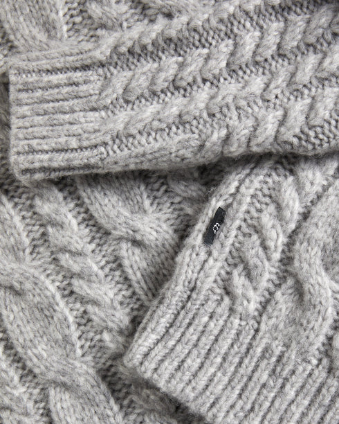 <P>Ls Cable Knit Crew Neck</P>