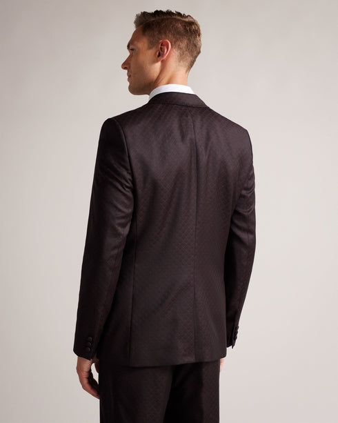 CADNEY-Jackets-Slim Fit Jacquard Blazer- Ted Baker Romania