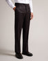 YTHAN-Trousers-It's all in the details: Suit trousers Wool blend Diamond check pattern Cotton lining Button fastening Side adjusters Pockets Tobias is 6'1" / 1.86m and wears Black in 32 R- Ted Baker Romania