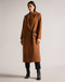 FREJIA-Outerwear-Crombie Coat with Detachable Strap Detail- Ted Baker Romania