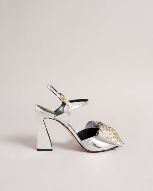 <P>Studded Bow Sandal</P>
