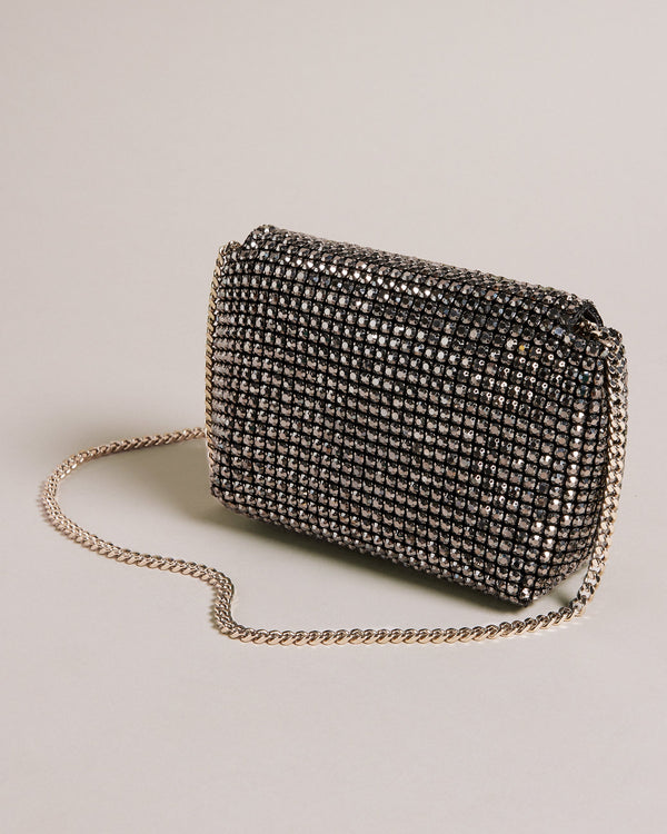 <P>Crystal Mini Cross Body Bag</P>
