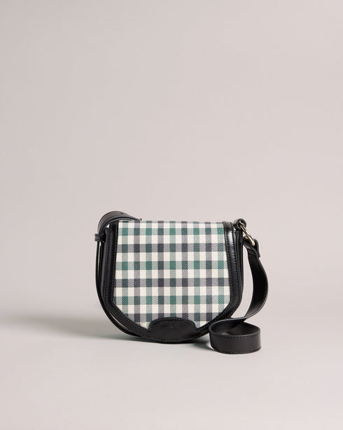 CHECKSI-Bags-Check Saddle Bag- Ted Baker Romania