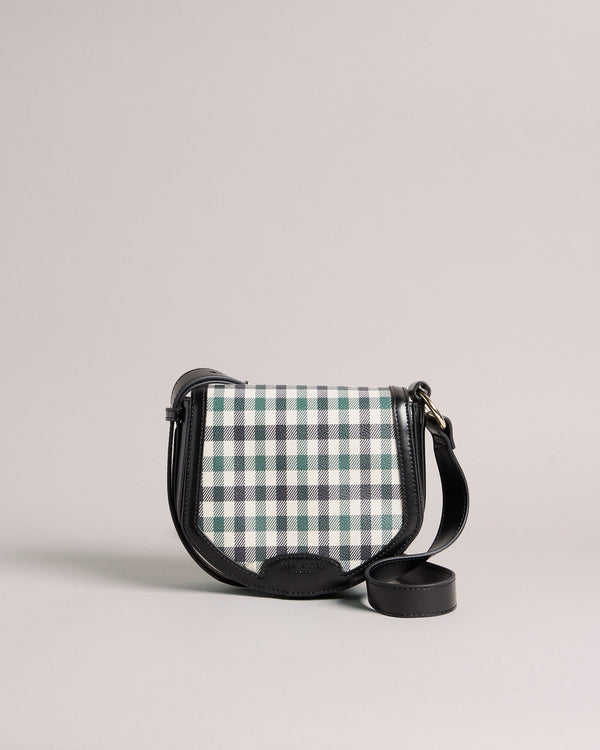 CHECKSI-Bags-Check Saddle Bag- Ted Baker Romania