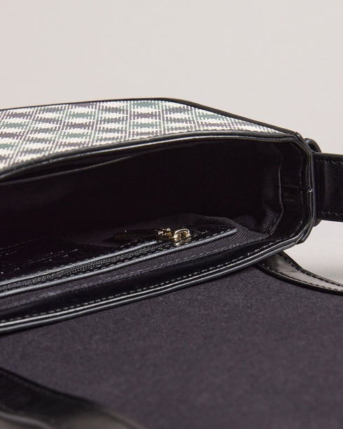 CHECKSI-Bags-Check Saddle Bag- Ted Baker Romania